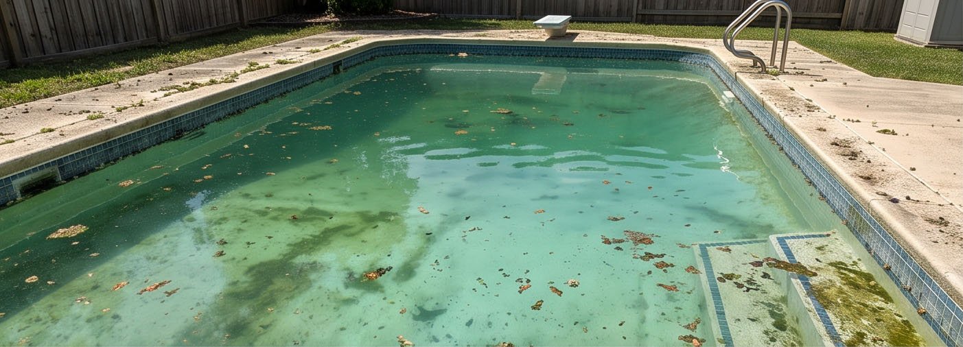 Pool before maintenance