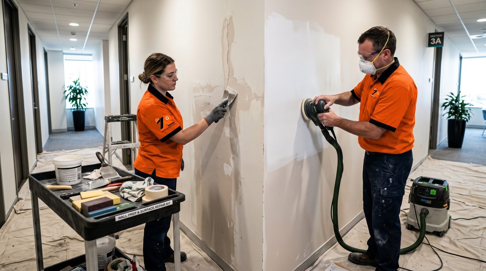 Wall Preparation & Surface Repair